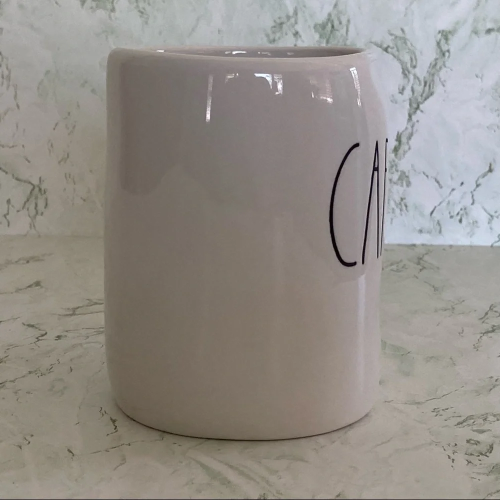 Rae Dunn Caffeine Ceramic Mug